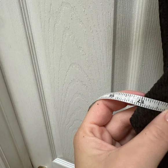 Zara TOP GILET BOUTONS TEXTURED Chocolate brown tank v neck m medium - Picture 5 of 7